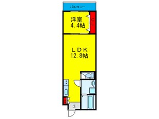 CASA勝山の物件間取画像